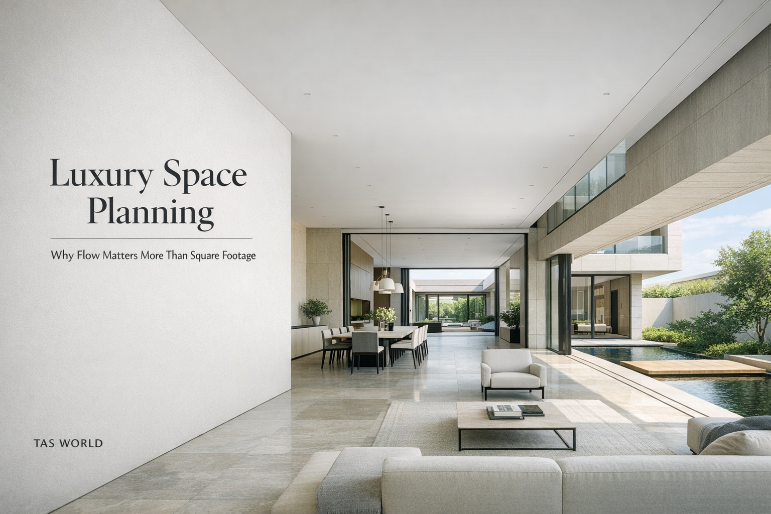 Luxury Space Planning: Why Flow Matters More Than Square Footage