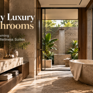 A strategic look at why luxury bathrooms are evolving into private wellness suites designed for recovery, grooming, privacy, comfort, and daily rituals.