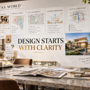 Pre-construction planning for a luxury Indian home with architecture, interiors, structure, MEP, procurement, and construction strategy.